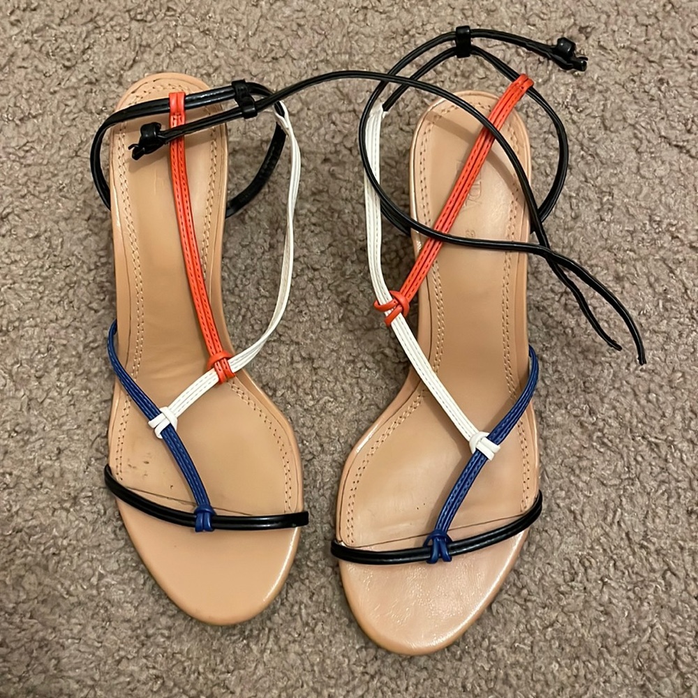 Zara scrappy heels
